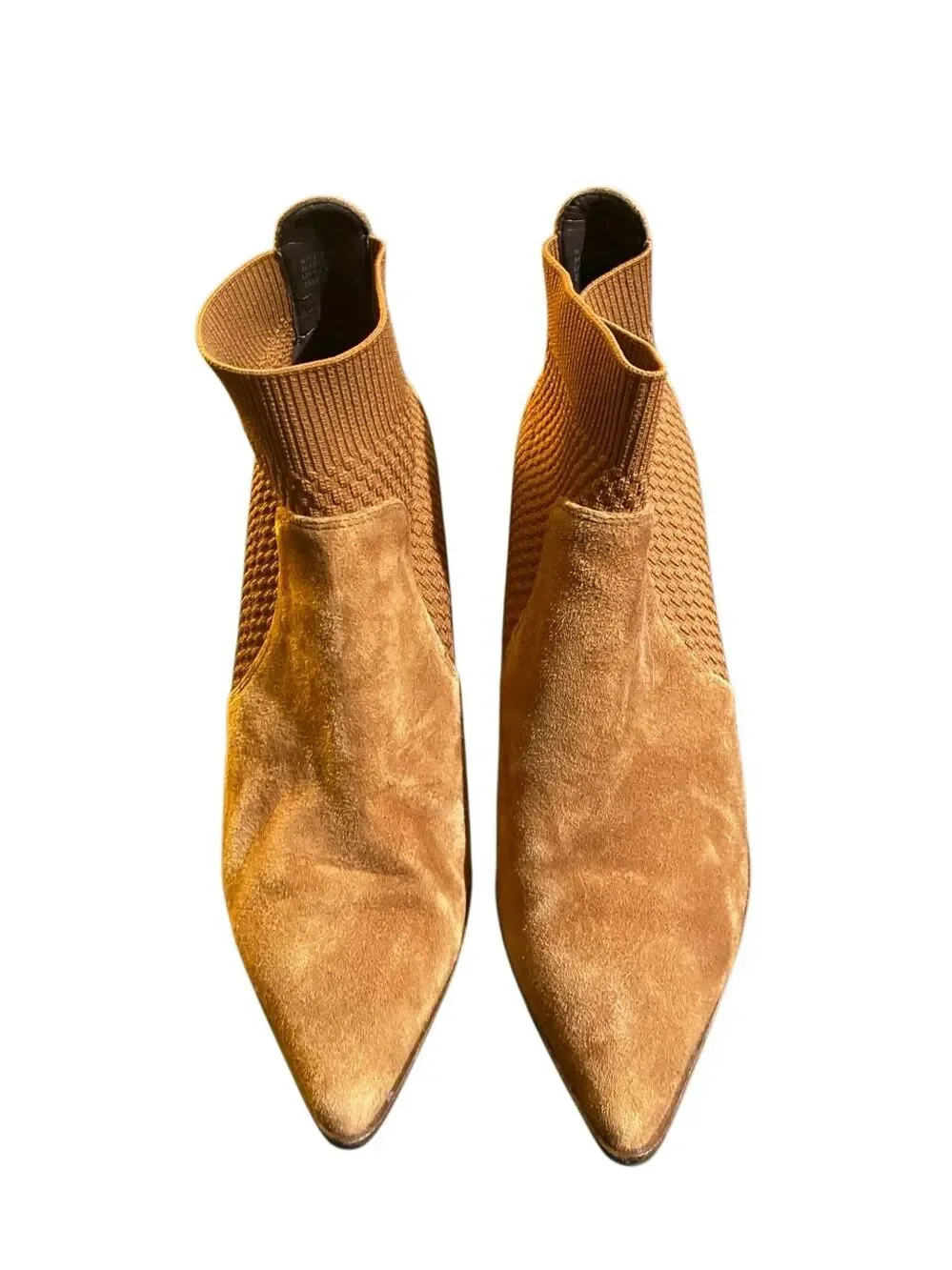 Cole Haan women’s Maggie chestnut brown suede, pointed, toe boot 8